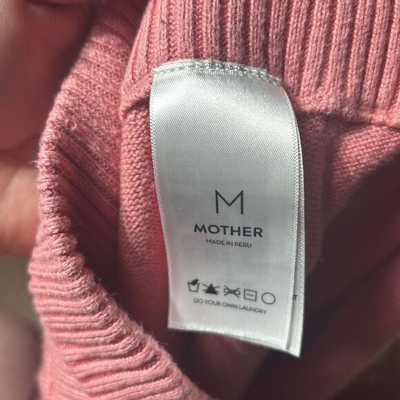 MOTHER medium the blissful ankle sweatpants rose of Sharon knit joggers - Picture 7 of 9